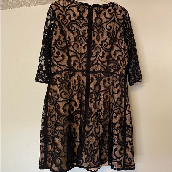 Lace Dress in Modeling Shoot Oasis Long Sleeve Fully Lined - Picture 3 of 3